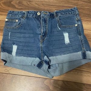jean shorts